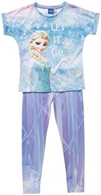 Girls Disney Frozen Elsa Pyjamas Let It Go PJs Ages 6-14 Official Licensed [Age 9-10 years]