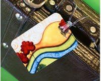 Swirl Landscape Bag Tag