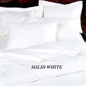 MARRIKAS 400TC Egyptian Cotton KING Duvet Cover Set WHITE
