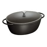 Staub16-5/8-QuartOvalSumoCocotte,BlackMatte