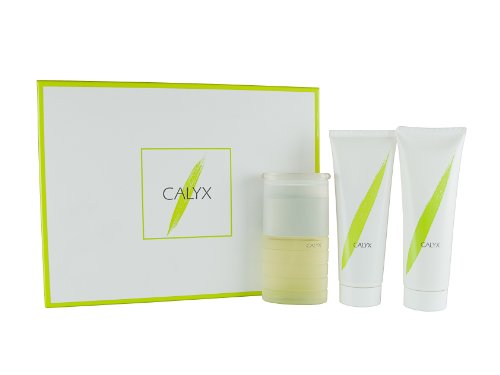 Calyx 3 Piece Set By Prescriptives for Women. 1.7 Oz Spray, 3.4 Oz Body Lotion, 3.4 Oz Shower Gel