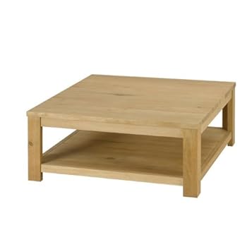 Table basse en chêne 2 plateaux Côme Zago