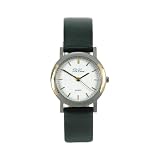 DeCave 100046203 Montre Femme - Titane bicolore - 30 mm - Bracelet en Cuir - Miyota 2035 - 5 ATM