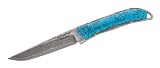Review MCUSTA  / MCUSTA Hunting Knife, 65-layers Damascus Steel, Leather Sheath