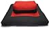 Brand New Black/red Zabuton Zafu Set, Yoga, Meditation Seat Cushions, Kneeling, Sitting, Supporting Exercise Pratice Zabuton & Zafu Cushions.