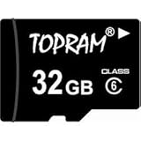 TOPRAM 32GB Class 6 MicroSDHC Card 32G C6 MicroSD SDHC with SD Adapter
