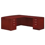 Summit Cope Bow Front LDesk with Right Return