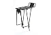 Avenir ISO approved Black alloy rear Pannier Rack