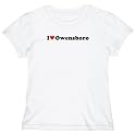 T-Shirt Woman White " I Love Owensboro " Kentucky Usa City