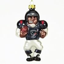 Houston Texans NFL Glass Player Ornament (5" African American)