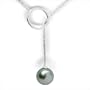 Felicia a Black Tahitian Cultured Pearl Pendant