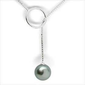 Felicia a Black Tahitian Cultured Pearl Pendant