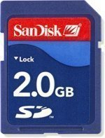 SanDisk 2GB SD Memory Card (SDSDB-2048, Bulk Package)