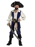 Captain Jack Sparrow Caribbean Pirate Deluxe Costume