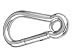 Sports : Karabinerhaken mit Kausche 10x100mm (5 Stk.)