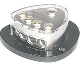 Raptor PDB3 Raptor Distribution Block (1) 1/0 Gauge to (4) 4 Gauge out Platinum finis