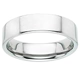 Stainless Steel Men's Wedding Band, 6mm.