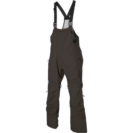 Flylow Men's Baker Waterproof Ski Bib (Black, Medium)