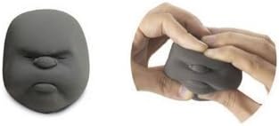 Vent Human Face Ball Anti-stress Ball of Japanese Design Cao Maru Caomaru-Gray Pu by super mary