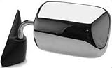 Get Crash Parts Ch1320132 Door Mirror, Power, W/Flat Glass, Chrome, Driver's Side