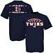 Majestic Minnesota Twins Navy Blue Ticket History T-shirt