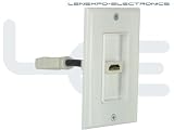 Atlona AT-WPHDMI-1 - Wall plate - HDMI - white