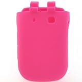 Silicon Skin Sleeve PINK Rubber Soft Cover Case for BLACKBERRY 9670 STYLE ( ....