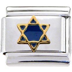 Star Of David Italian Charm