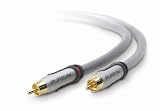 Belkin Pure AV Silver Series - Audio cable - RCA (M) - RCA (M) - 4.9 m - double shielded