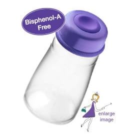 Lansinoh Plastic Milk Storage Bottles (Pack of 4)