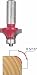 Freud 34-122 Quadra- Cut  5/16-Inch Radius Rounding Over Router Bit with 1/2-Inch Shank