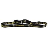 Pittsburgh Steelers Adjustable Pet Dog Collar (Medium)