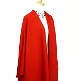 RED SHOULDER PONCHO SHAWL CLOAK WRAP CAPE