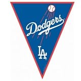 Los Angeles Dodgers Baseball - Pennant Banner