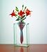 ELVIS VASE ELVIS GLASS AND ALUMINUM VASE vase