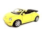 Volkswagen New Beetle Vw Convt. Yellow 1:18 Model