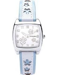 Cannibal Active Ladies Pale Blue & White PU Strap Flower Fashion Watch CL228-13