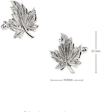 Covink Maple Leaf Cufflinks for the Maple City Acer Leaf Leaves Cuff in America's Maple Leaf City
