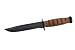 KABAR USMC Short Knife w/ Leather Sheath
