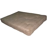 DHP 8-Inch Independently-Encased Coil Premium Futon Mattress, Full Size, Tan