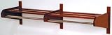 72" Coat and Hat Rack - Dark Mahogany Finish (Dark Red Mahogany) (11.5"H x 73.75"W x 15.5"D) 72" Coat and Hat Rack - Dark Mahogany Finish (Dark Red Mahogany) (11.5"H x 73.75"W x 15.5"D)