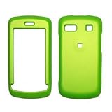 Neon Green Rubberized Snap-On Cover Hard Case Cell Phone Protector for LG X ....