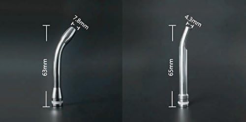 Brocly 2PCS 510 Stainless Steel Long Drips