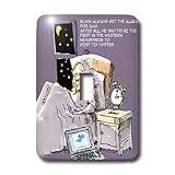 316a0NSQQ7L. SL160  Londons Times Gen. 2 Computers Internet Cartoons   First Tweet of the Day   Light Switch Covers   single toggle switch