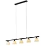Eglo 88496A Kyra-1, Antique Brown/Champagne, 5-Light Pendant Light Fixture