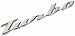 Custom Accessories Turbo Stick On Emblem 98045 Auto... Custom Accessories Turbo Stick On Emblem 98045 Auto...