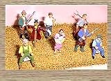 OO Scale Model (1/76th) Scale Model Kit 8 Assorted Farm figures This item is NOT a TOY - Please Read Full Product Description.IMAGE