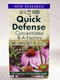 Gaia Herbs Quick Defense Concentrated Rx-A Factors 20 Capsules