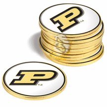 Purdue Boilermakers Golf Ball Marker Pack)