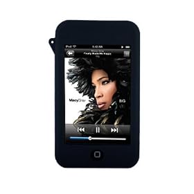 Apple iPod Touch iTouch 8GB 16GB Black Silicone Skin Case Cover With Adjustable Sports Exercise Armband